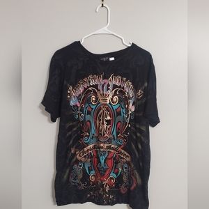 Size L-Vintage Y2k Christian Audigier Tee Shirt